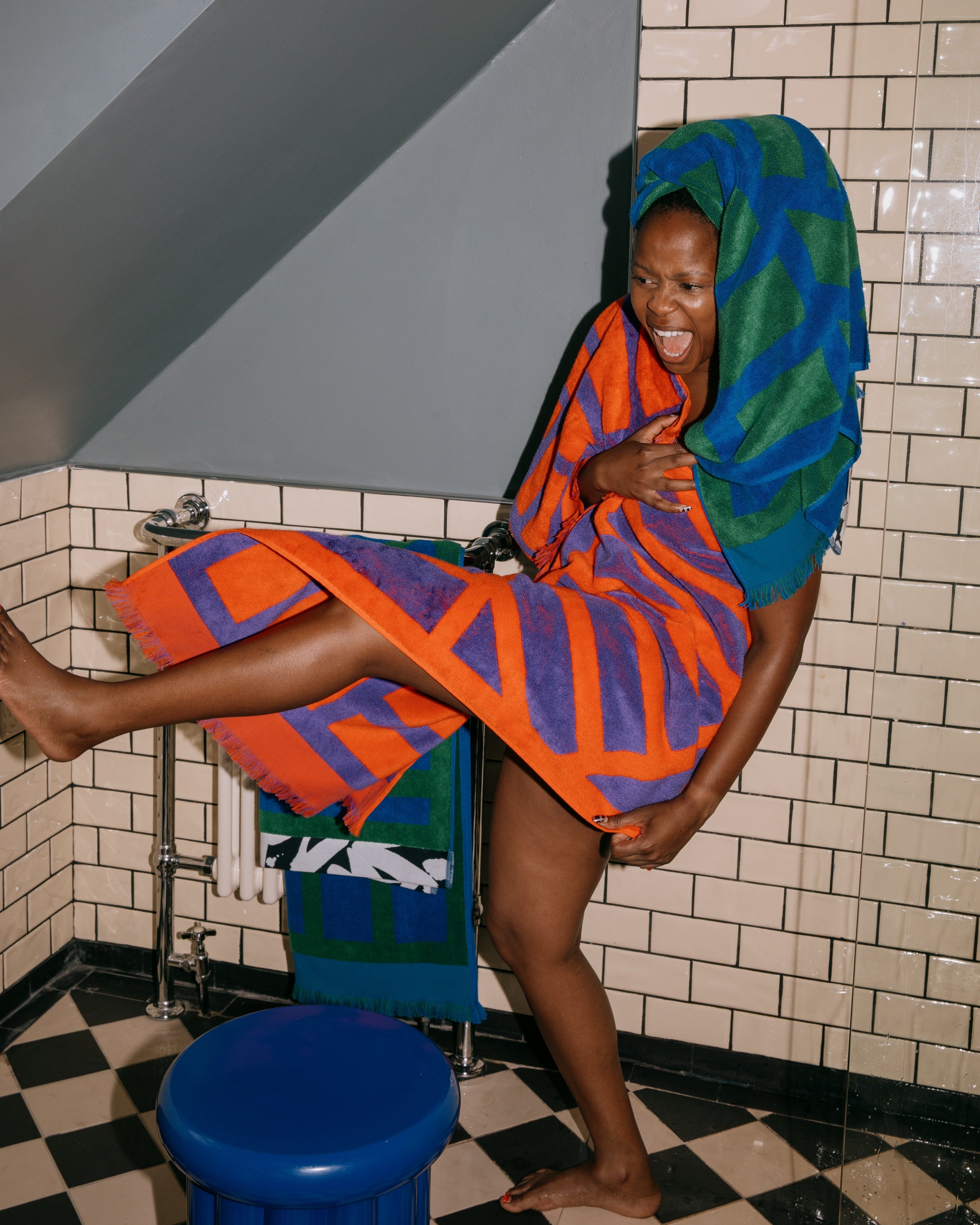 Hot Squash Bath Towel