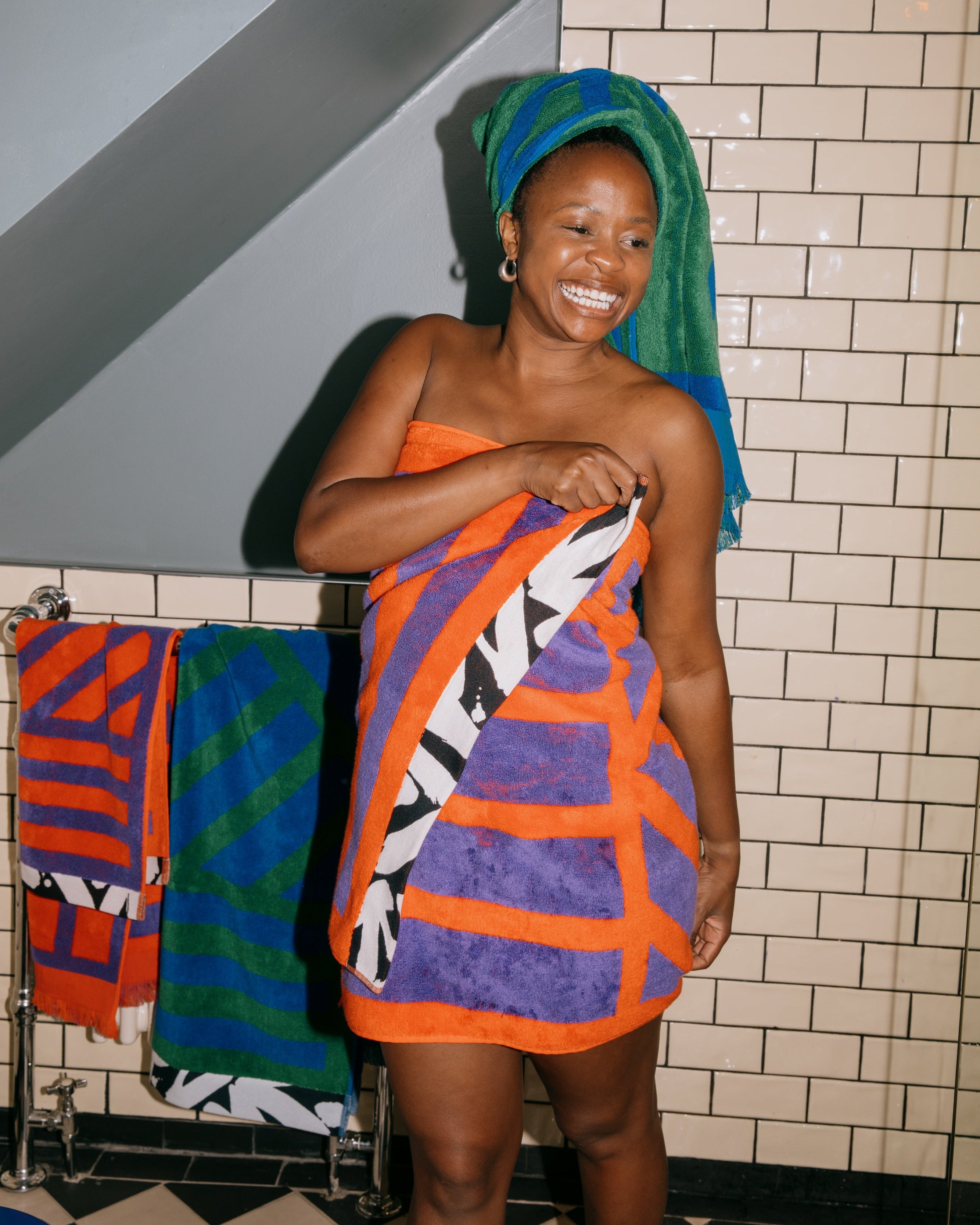 Hot Squash Bath Towel