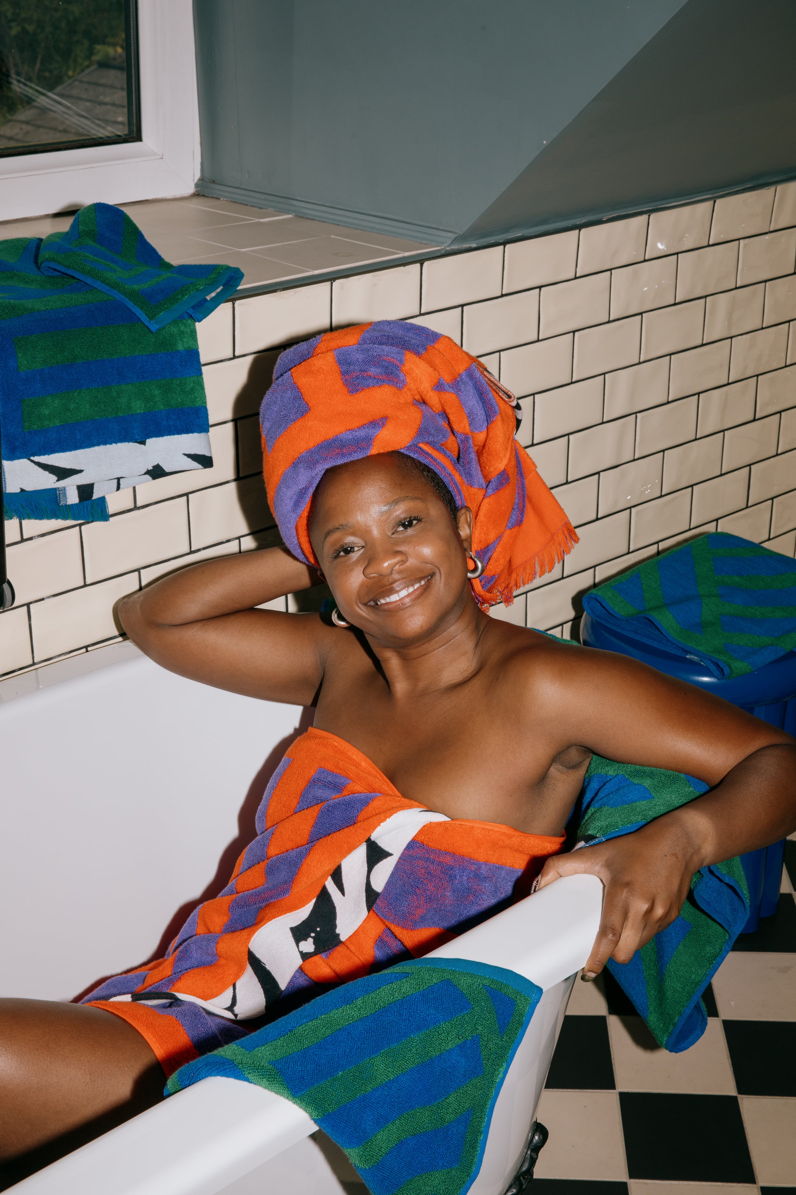 Hot Squash Bath Towel