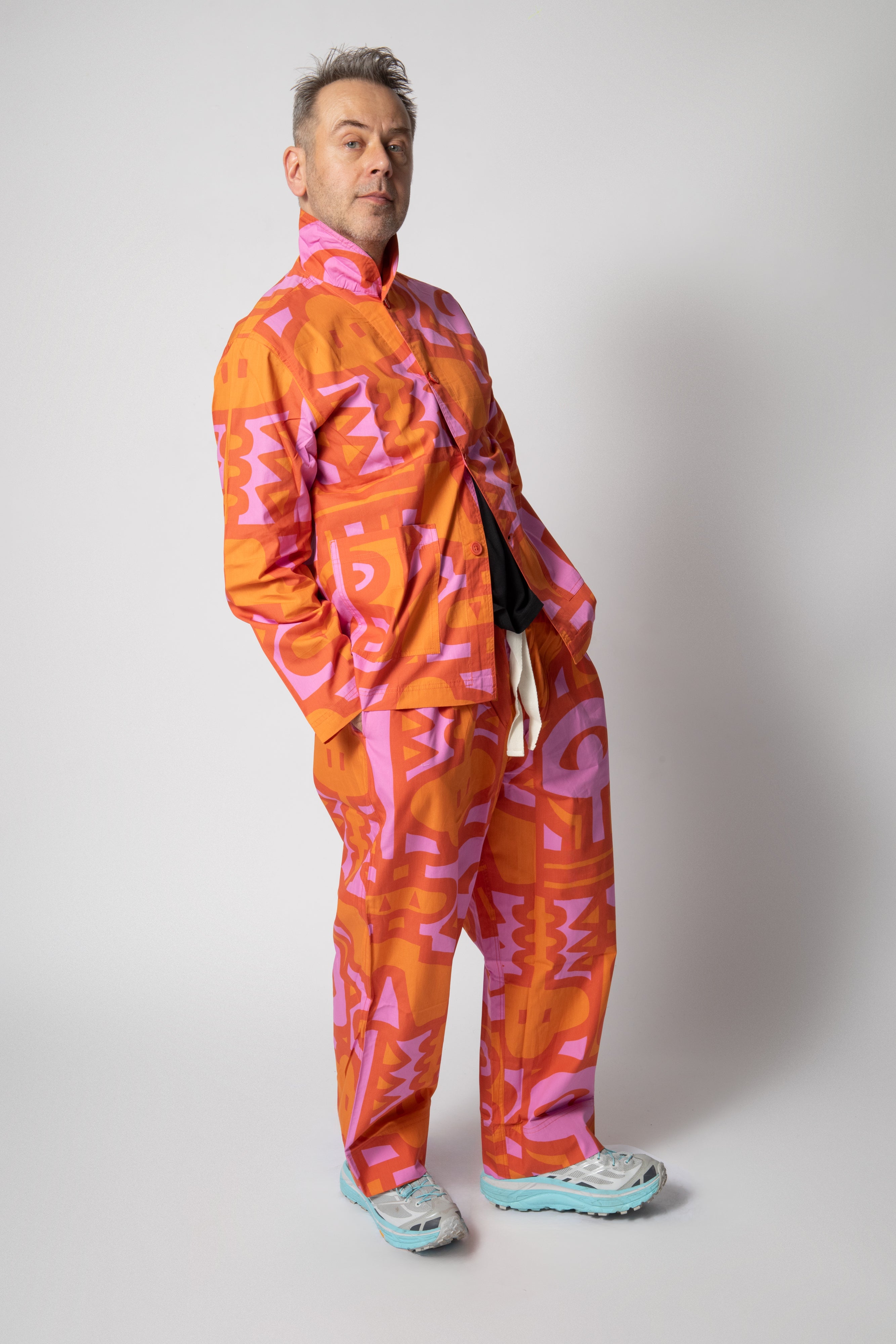 Chameleon Pyjama Jacket in Cayenne