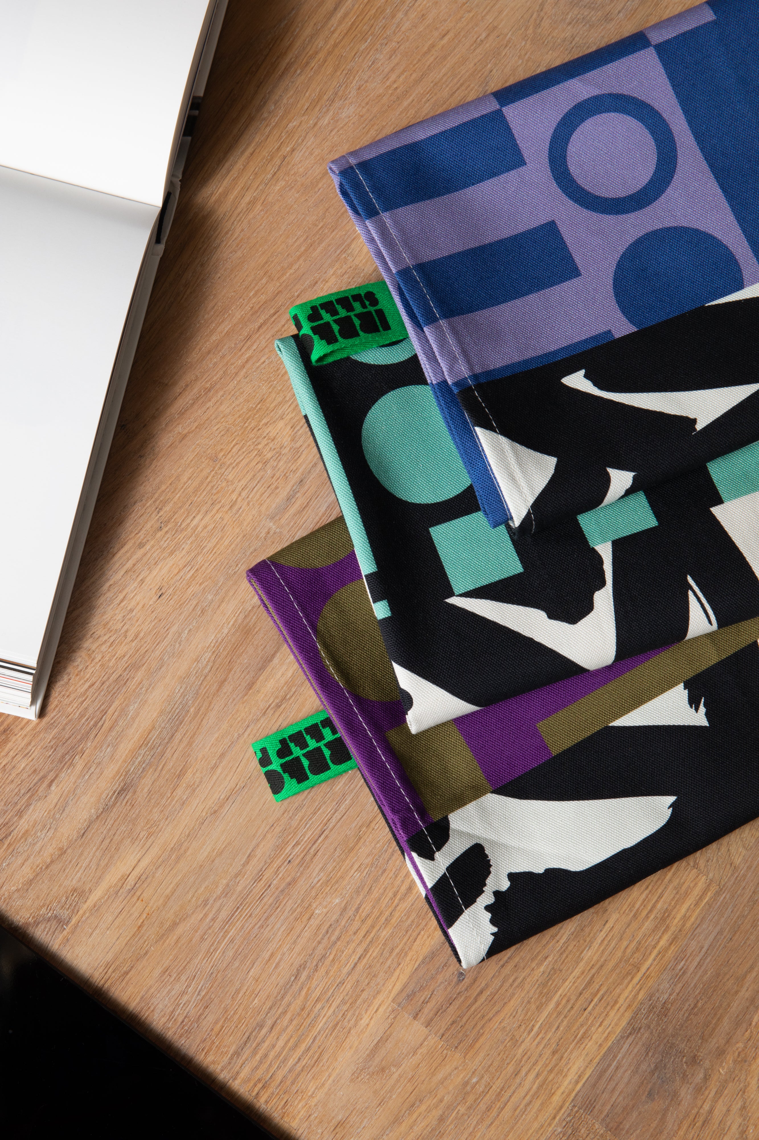 Organic Cotton Tea Towel in Blueberry