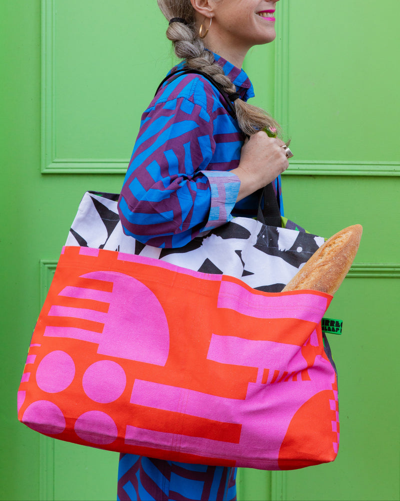 Market Bag in Hot Pink