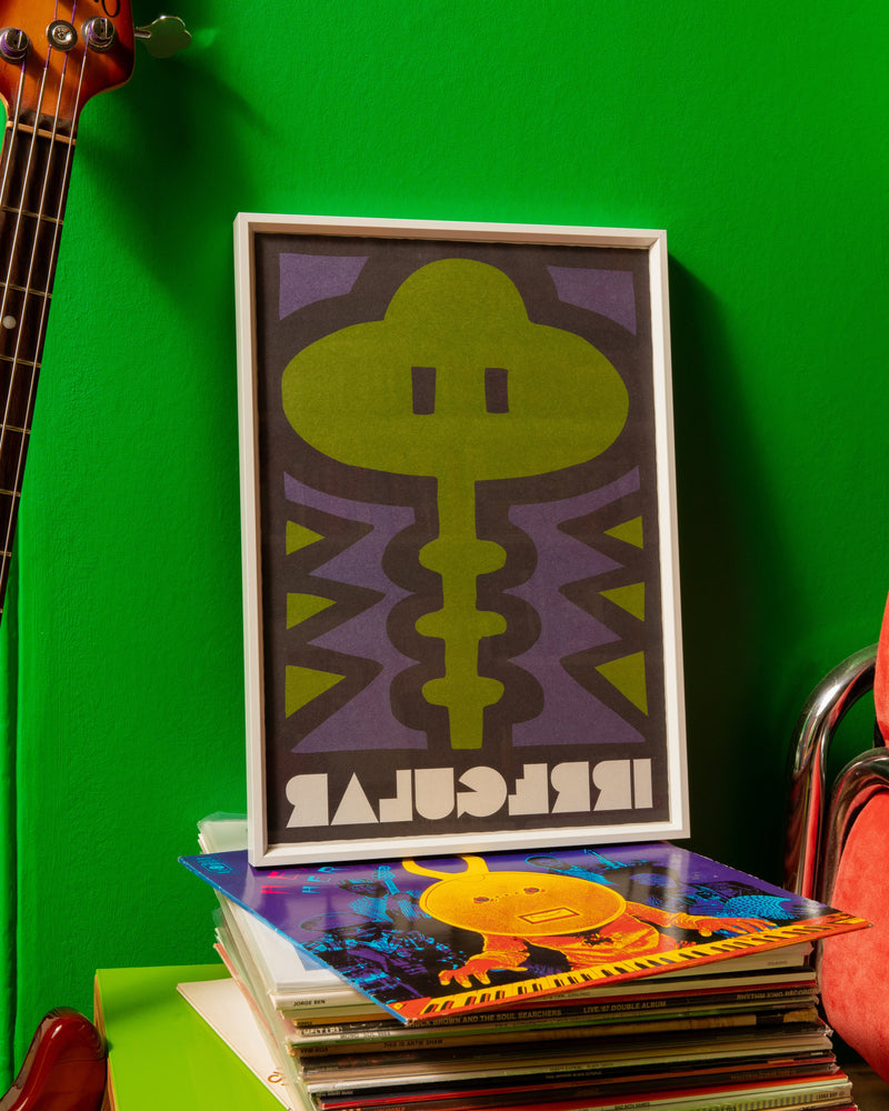 Fender Art Print in Lime