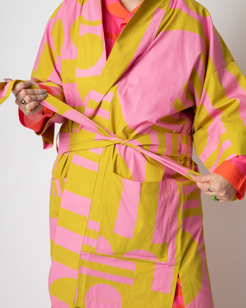Jumbo Paradox Robe in Wasabi