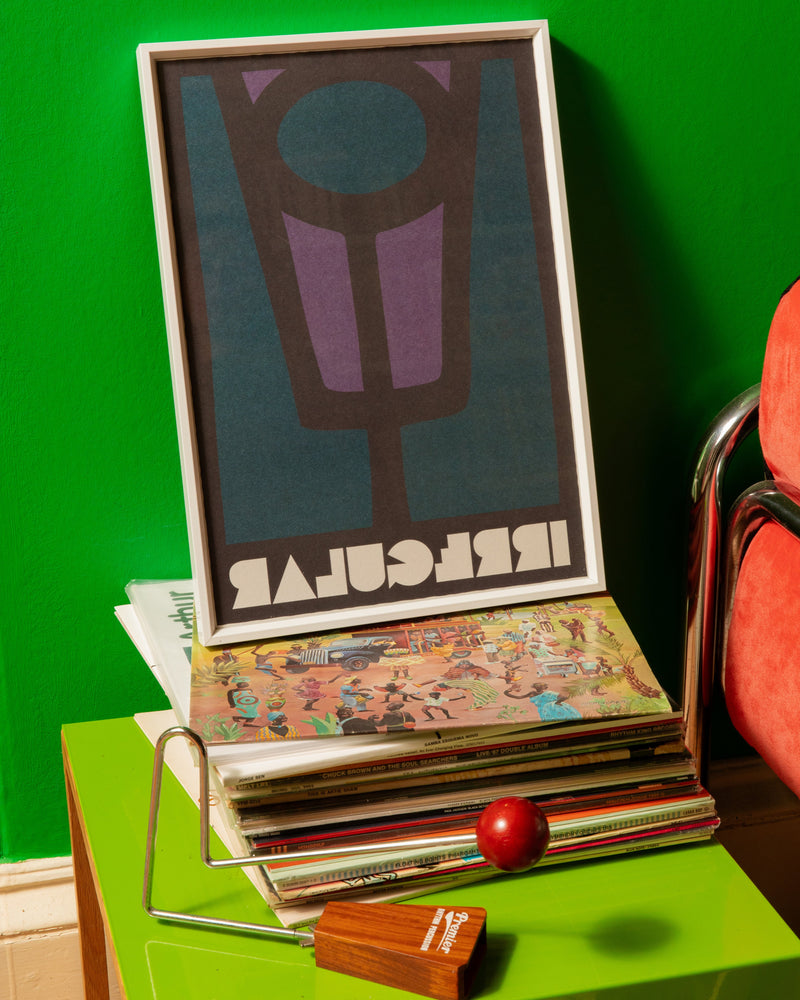 Vibraslap Art Print in Teal