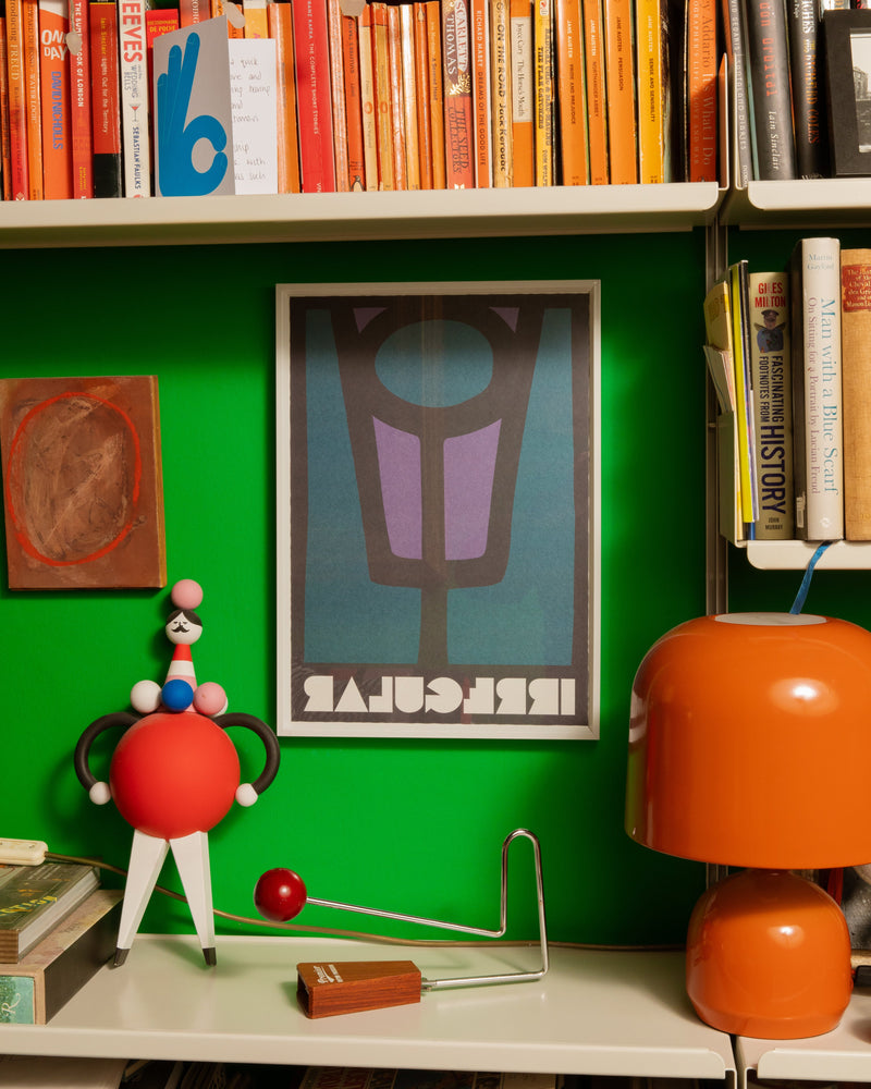 Vibraslap Art Print in Teal