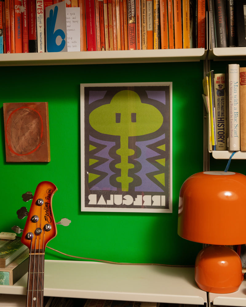 Fender Art Print in Lime