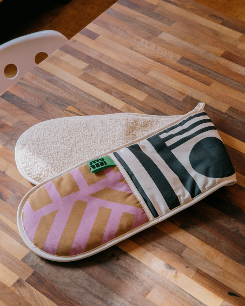 Organic Cotton Double Oven Gloves in Sidewinder