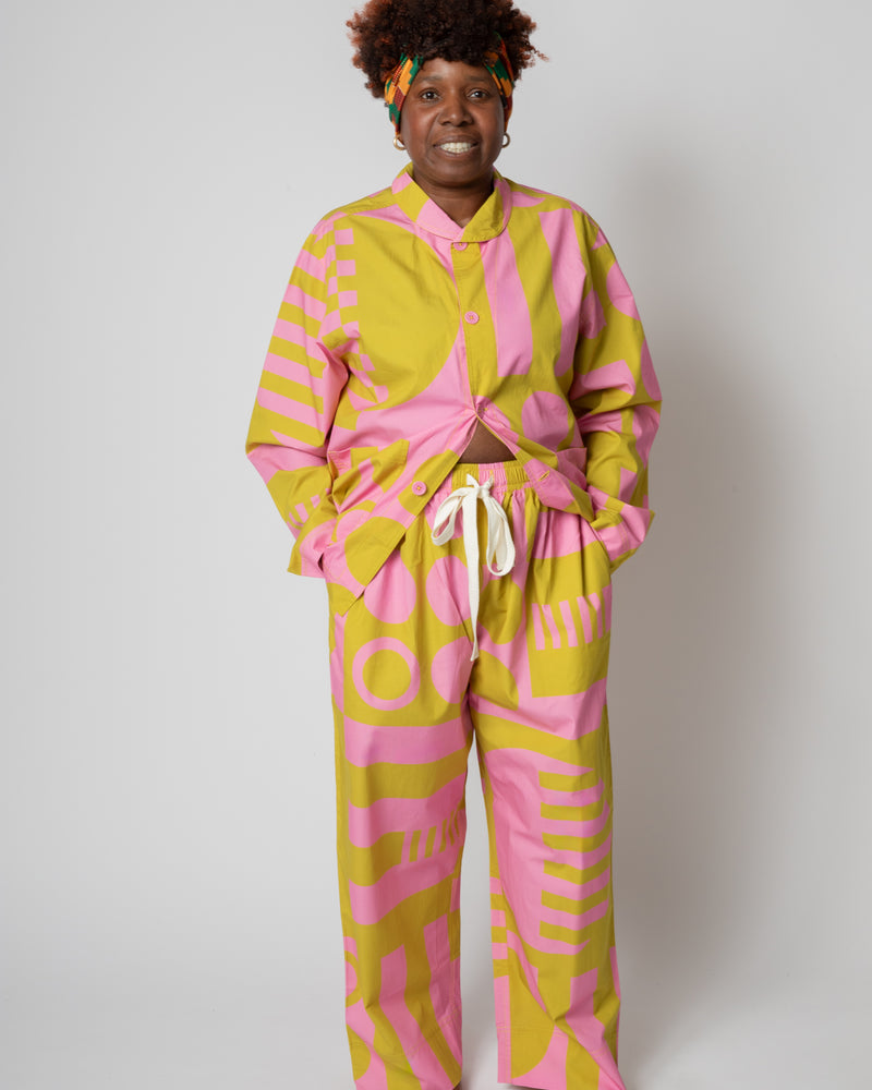 Jumbo Paradox Relaxed Trousers in Wasabi