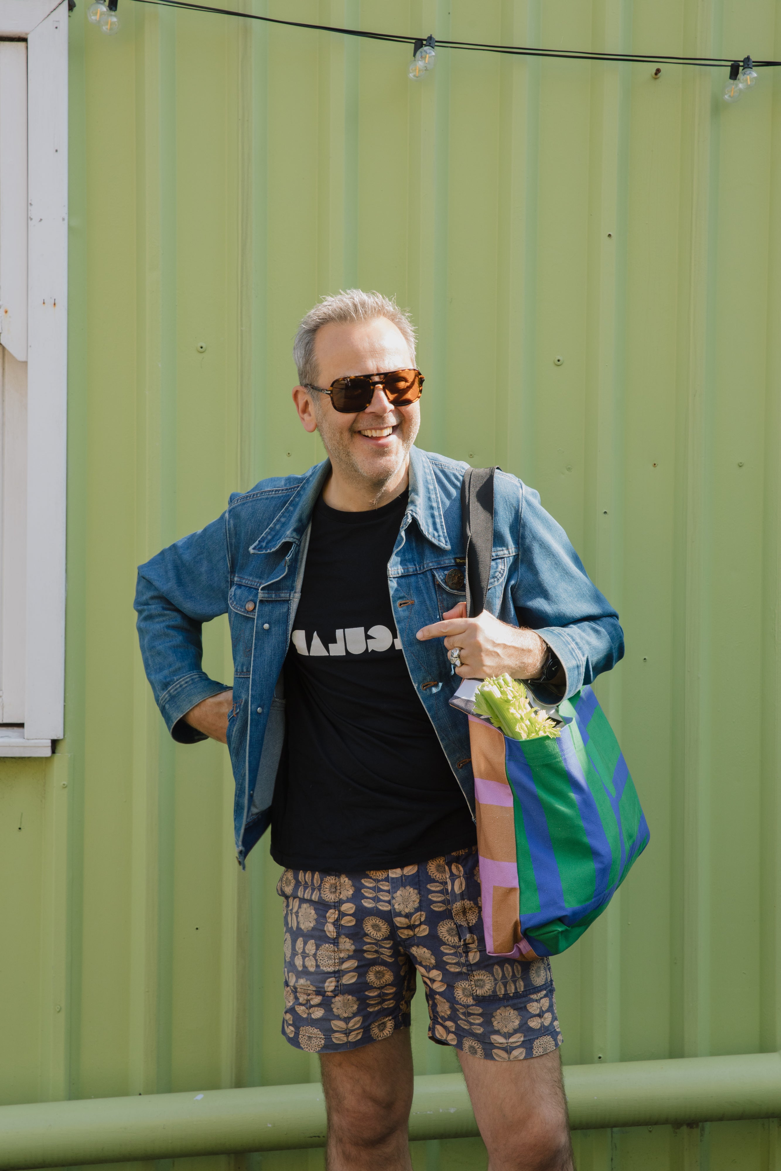 Market Bag in Kelly