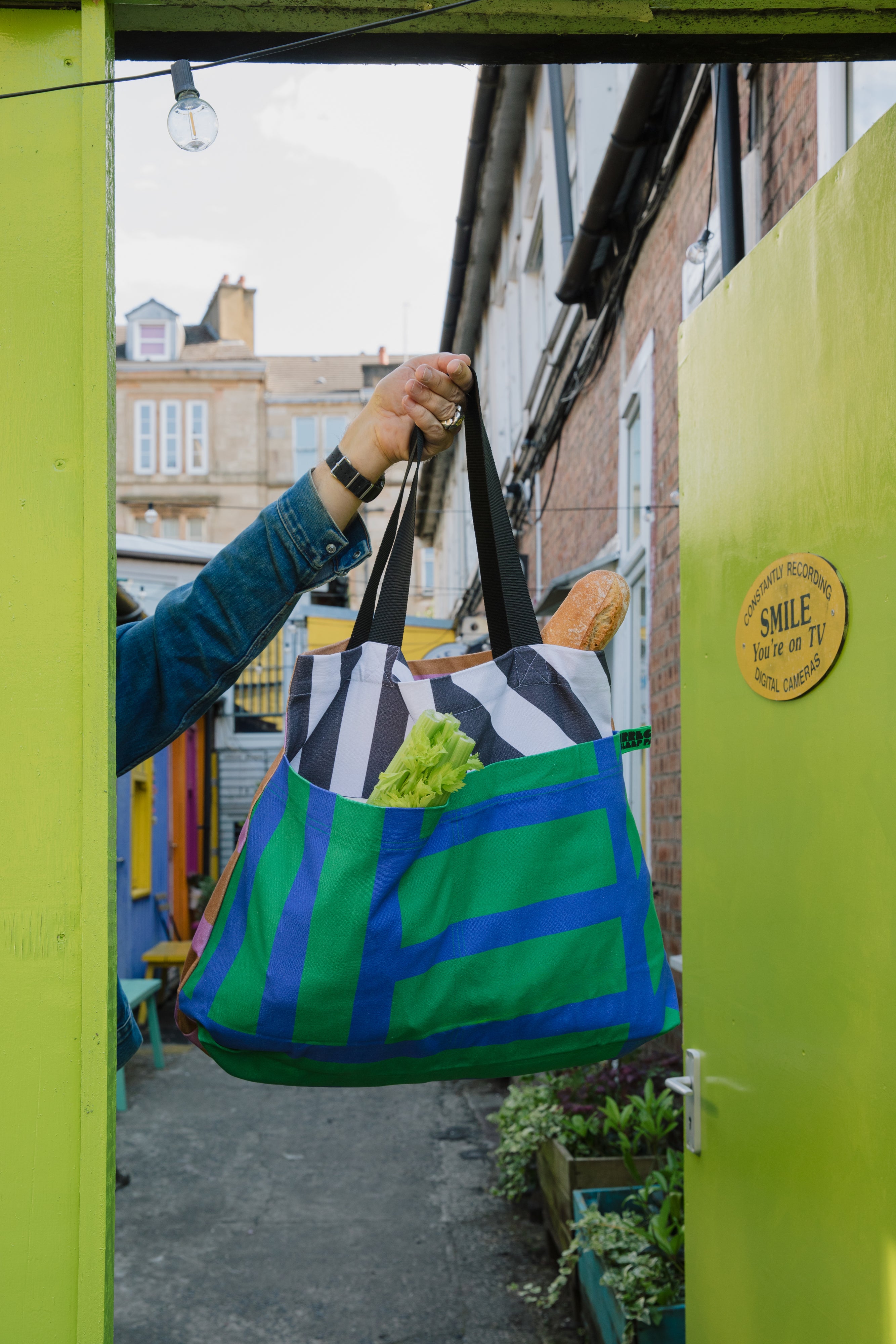 Market Bag in Kelly