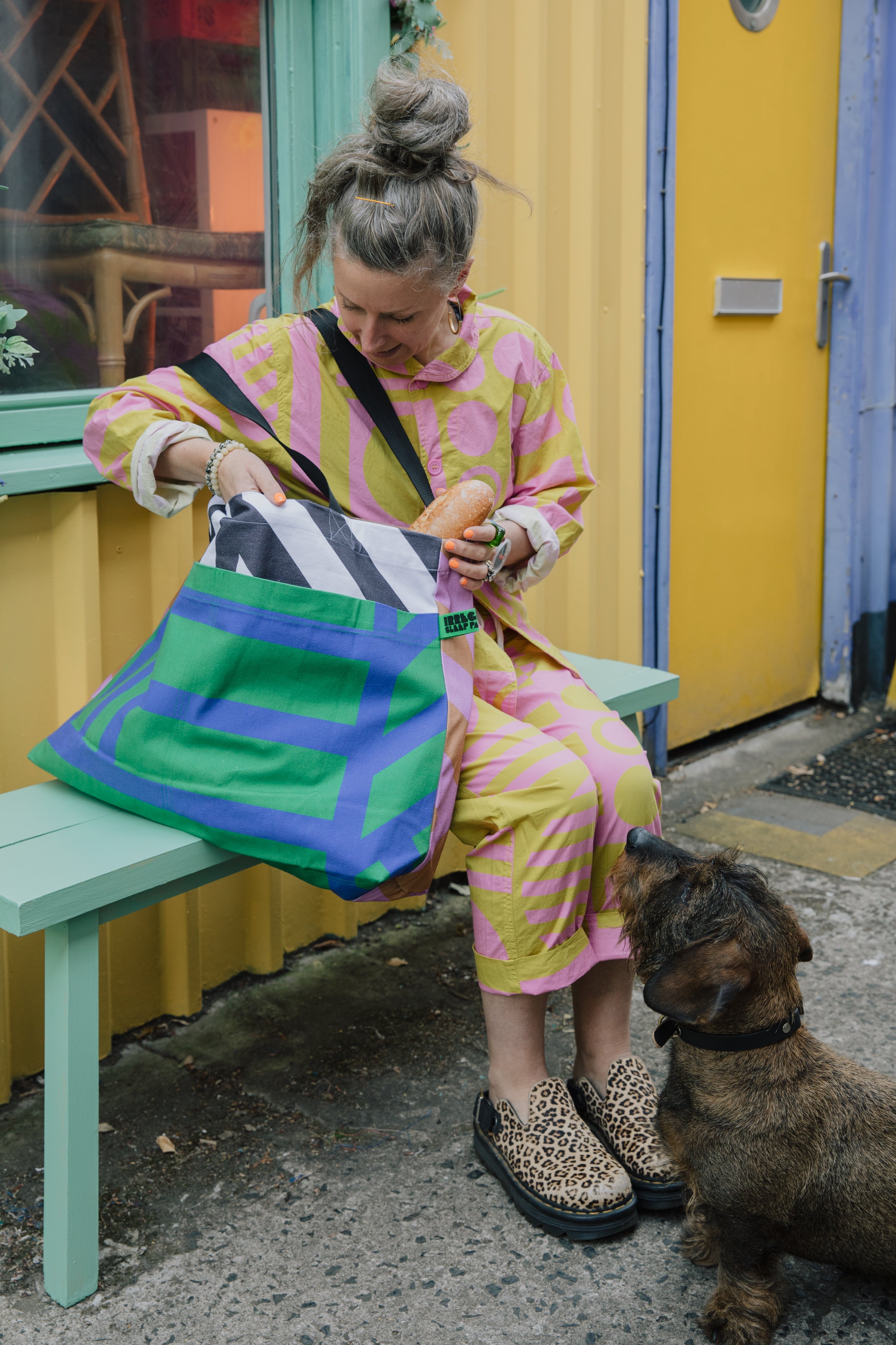 Market Bag in Kelly