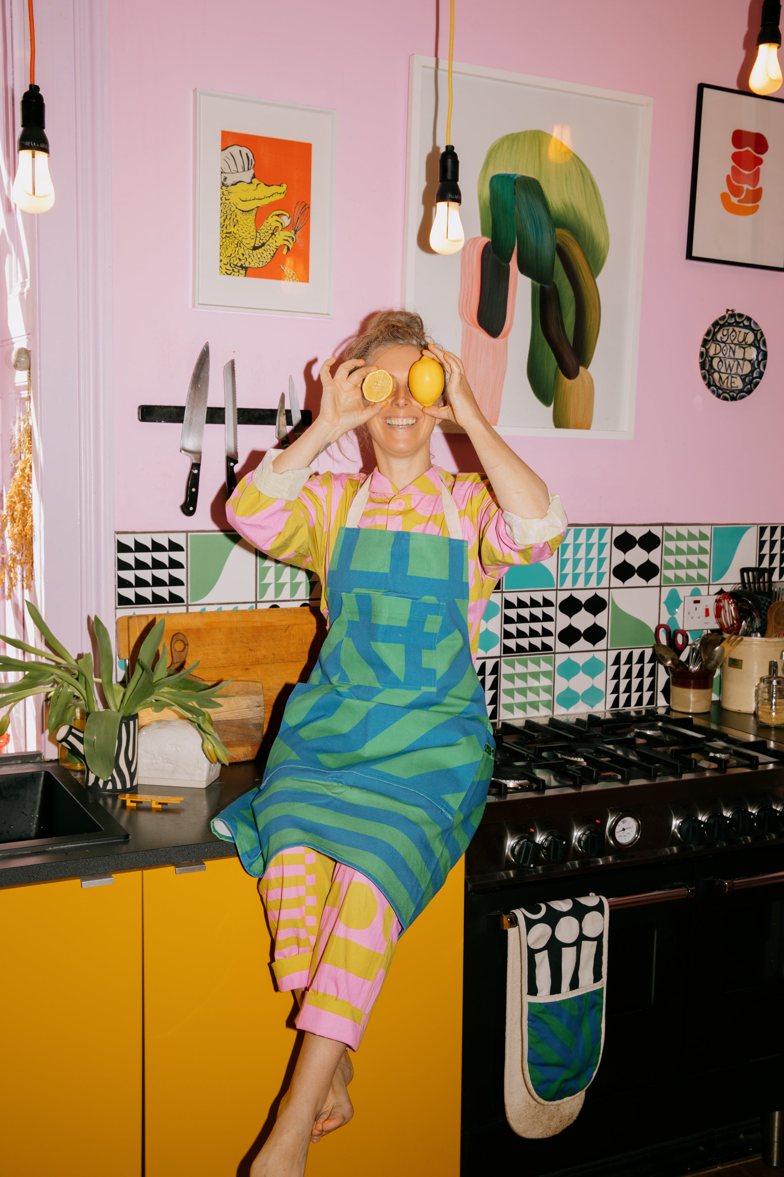 Apron in Kelly