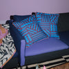 Sidewinder Blueberry Quilted Cushion Cover