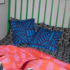 Sidewinder Blueberry Quilted Cushion Cover