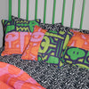 Chameleon Jungle Quilted Cushion Cover