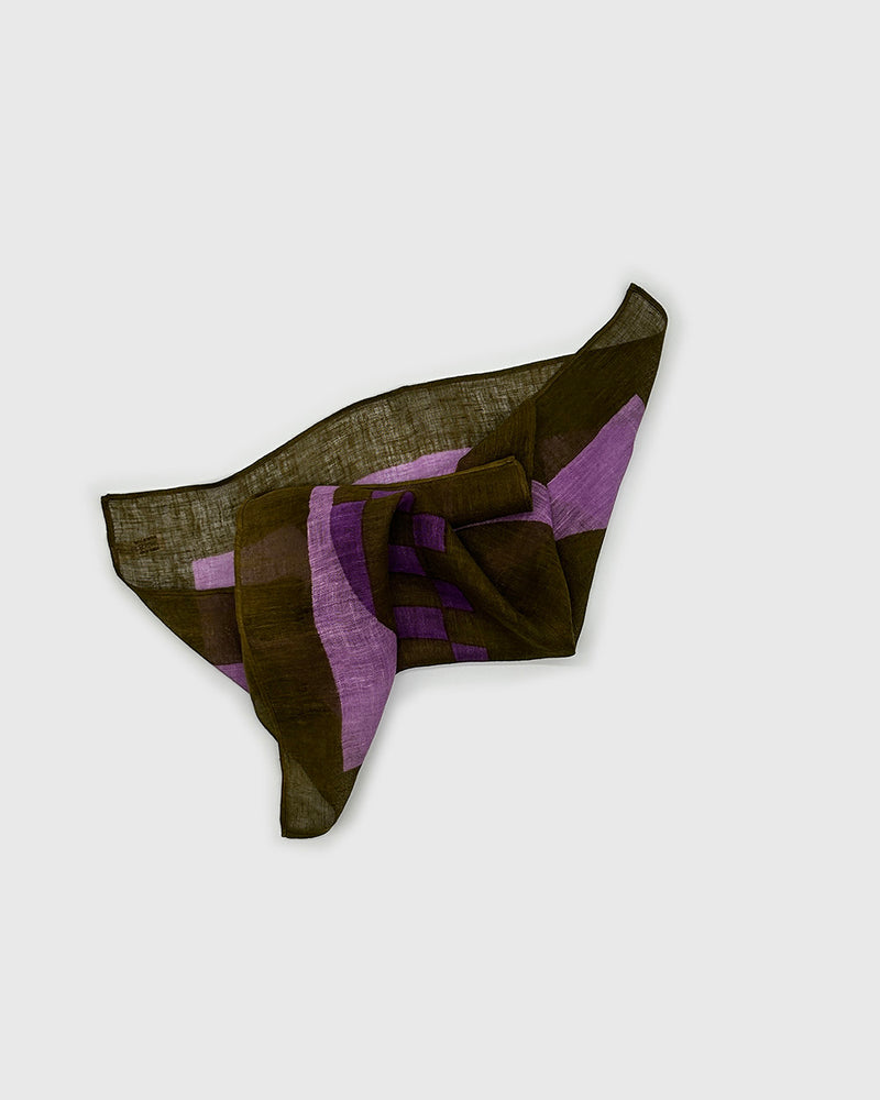 Linen Napkerchief in Beetroot
