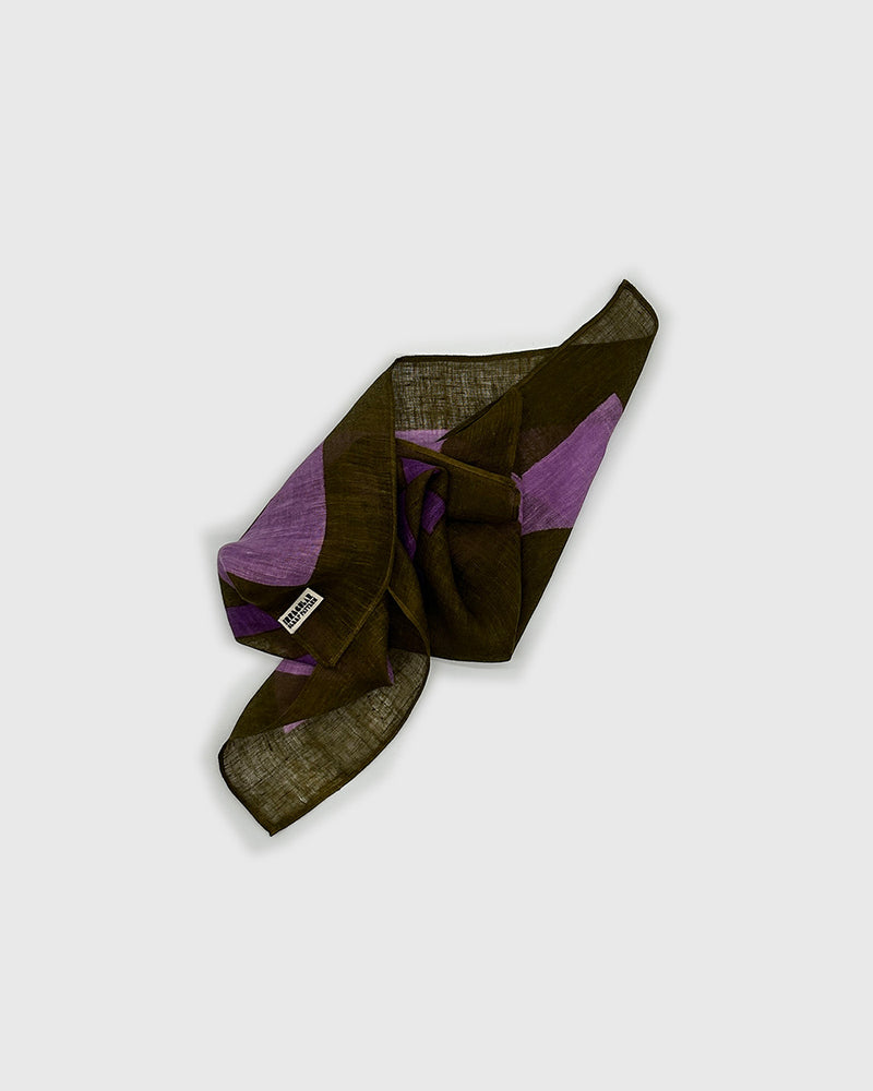 Linen Napkerchief in Beetroot
