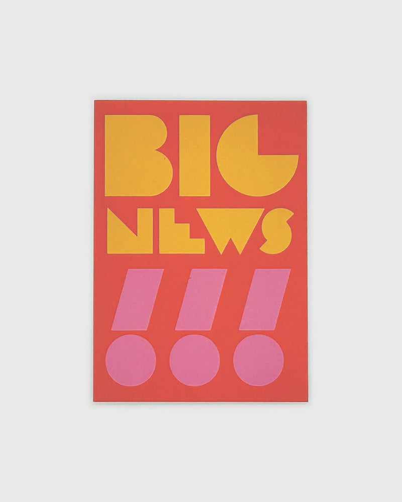 BIG NEWS Greeting Card (Solero)