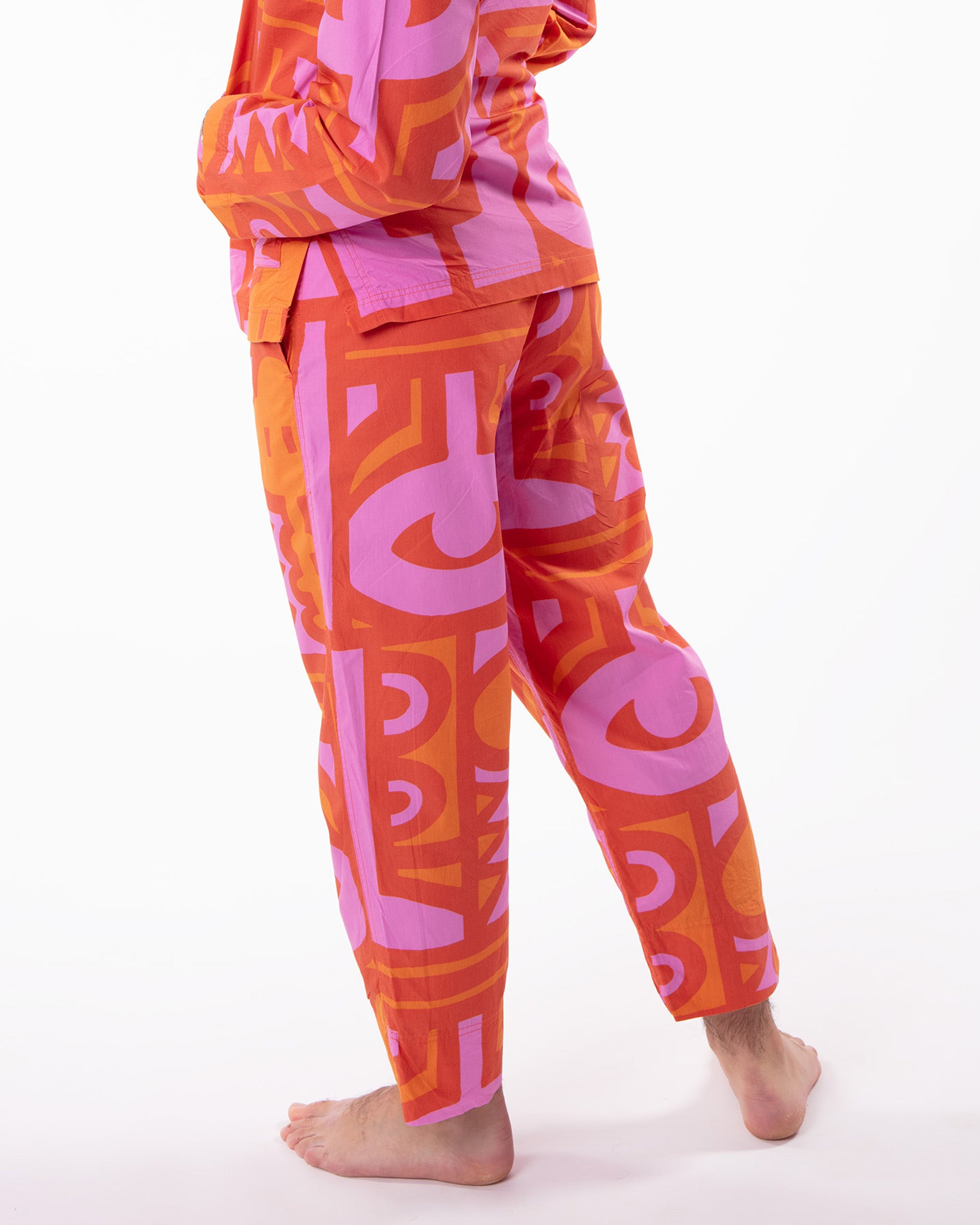 Chameleon High Waisted Trousers in Cayenne