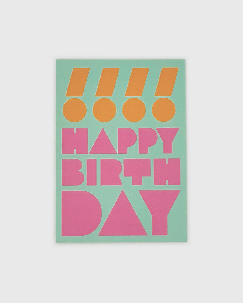HAPPY BIRTHDAY Greeting Card (Slushie)