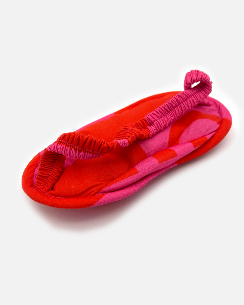 Organic Cotton Eye Mask in Hot Pink