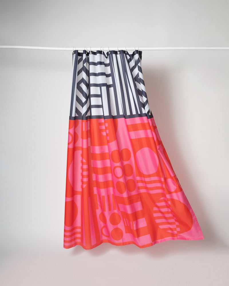 Shower Curtain Hot Pink