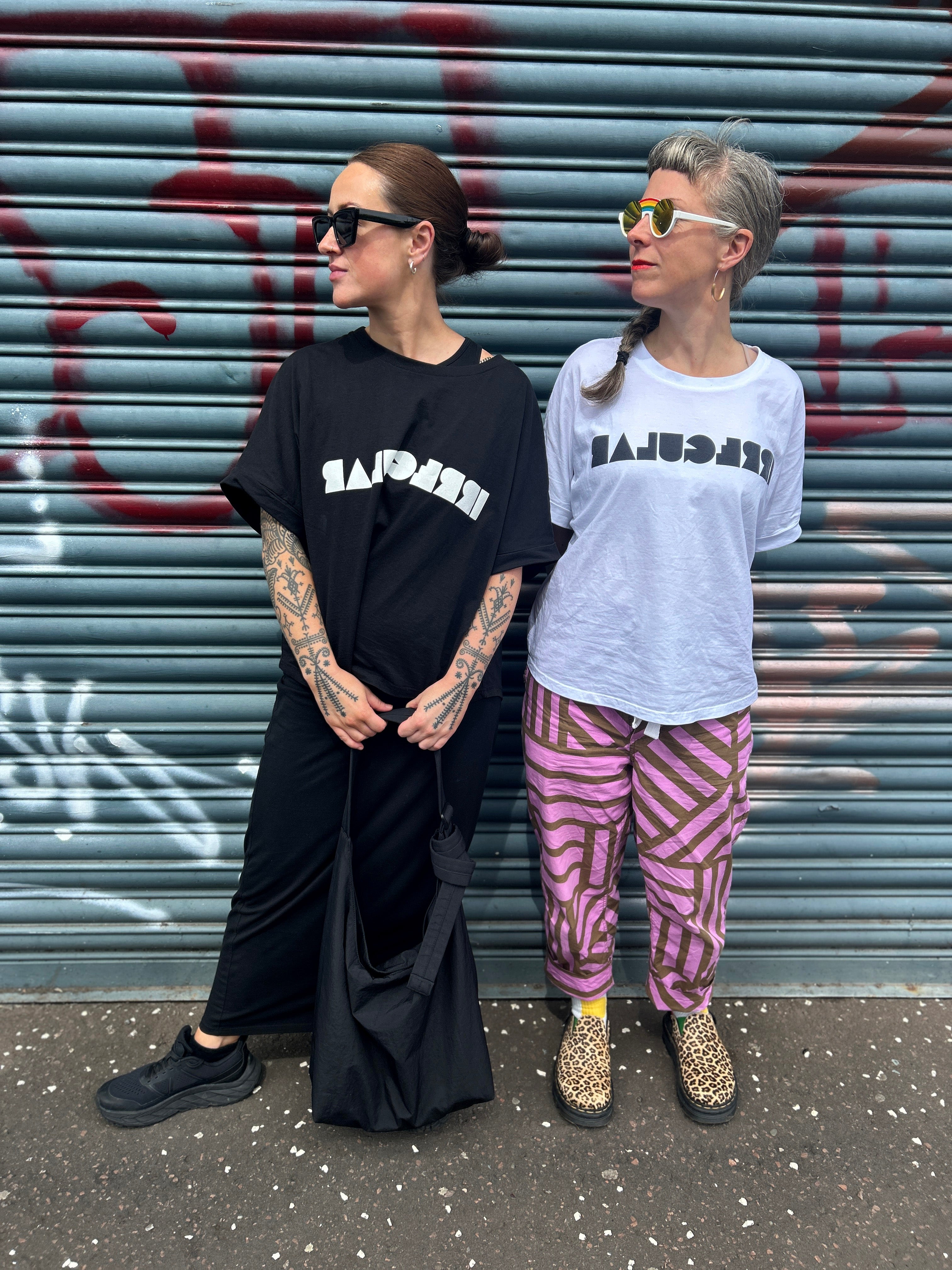 Irregular Loose-fit T-shirt in White