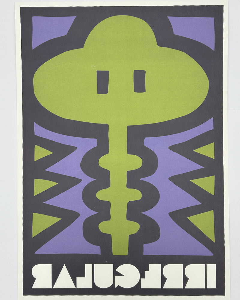 Fender Art Print in Lime