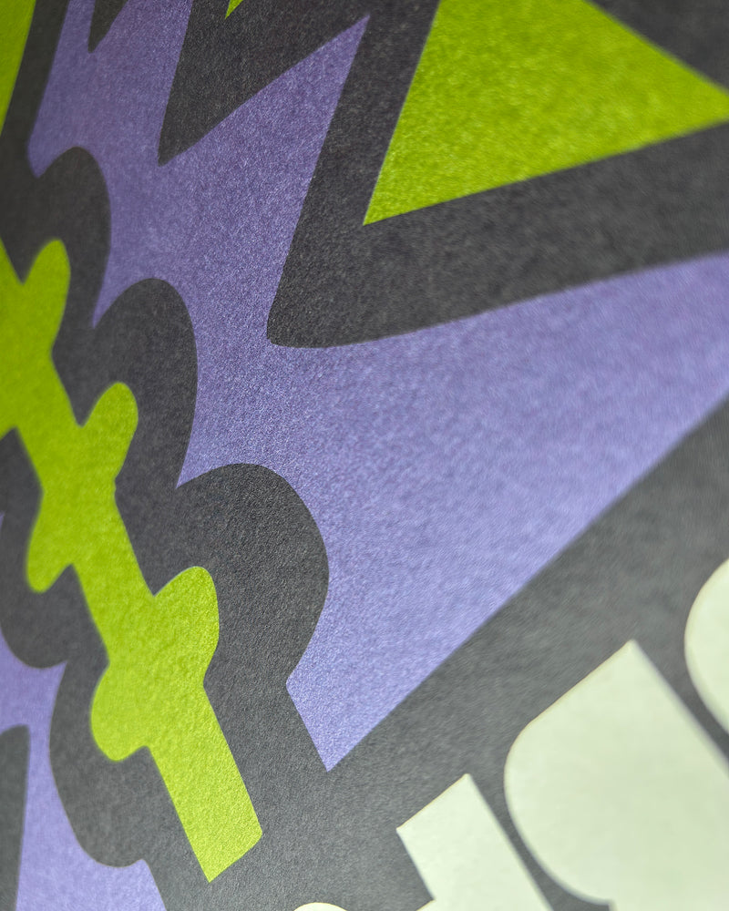 Fender Art Print in Lime