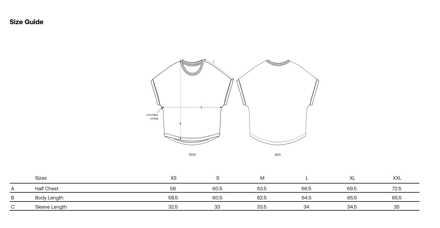 Irregular Loose-fit T-shirt in White