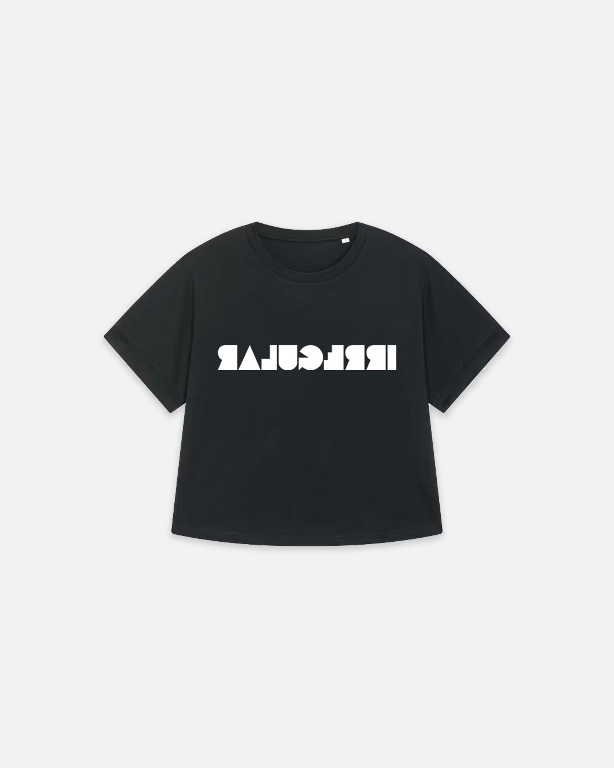 Irregular Loose-fit T-shirt in Black