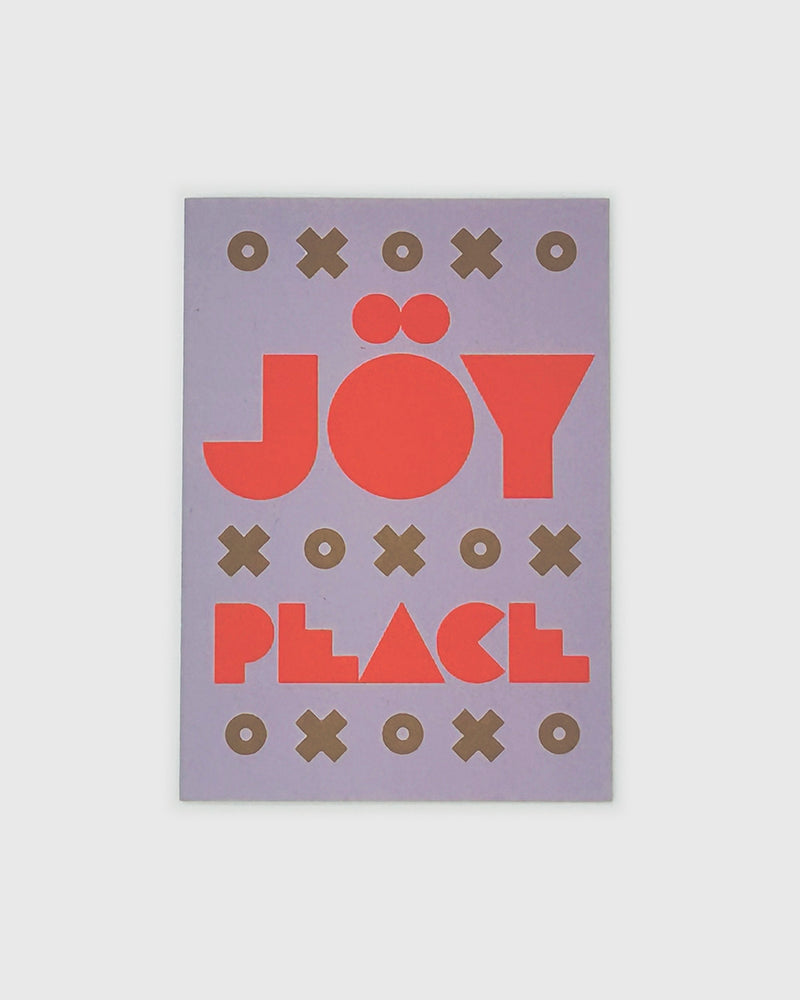 JOY & PEACE Greeting Card (Violet)