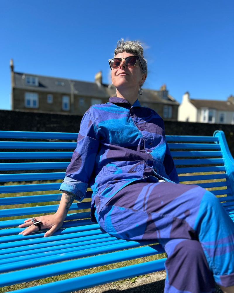 funky pyjamas pyjamas i can wear outside slow fashion brand dopamine dressing older style ethical brand 