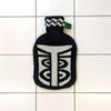 woollen hot water bottle cover design led made in Scotland monochrome eco perfect gift 