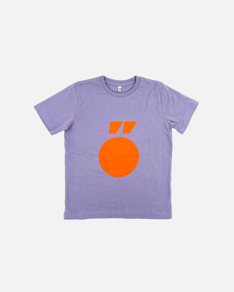 Kids Irregular T-shirt in Lilac