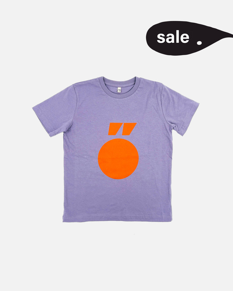 Kids Irregular T-shirt in Lilac