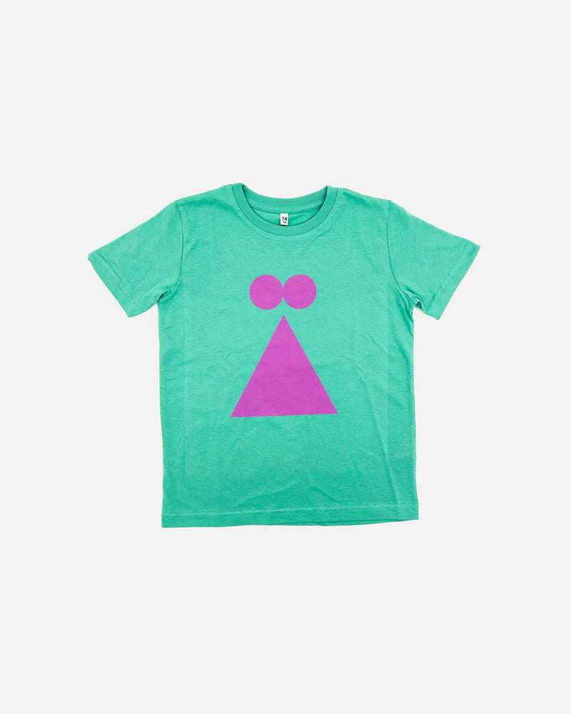 Kids Irregular T-shirt in Mint