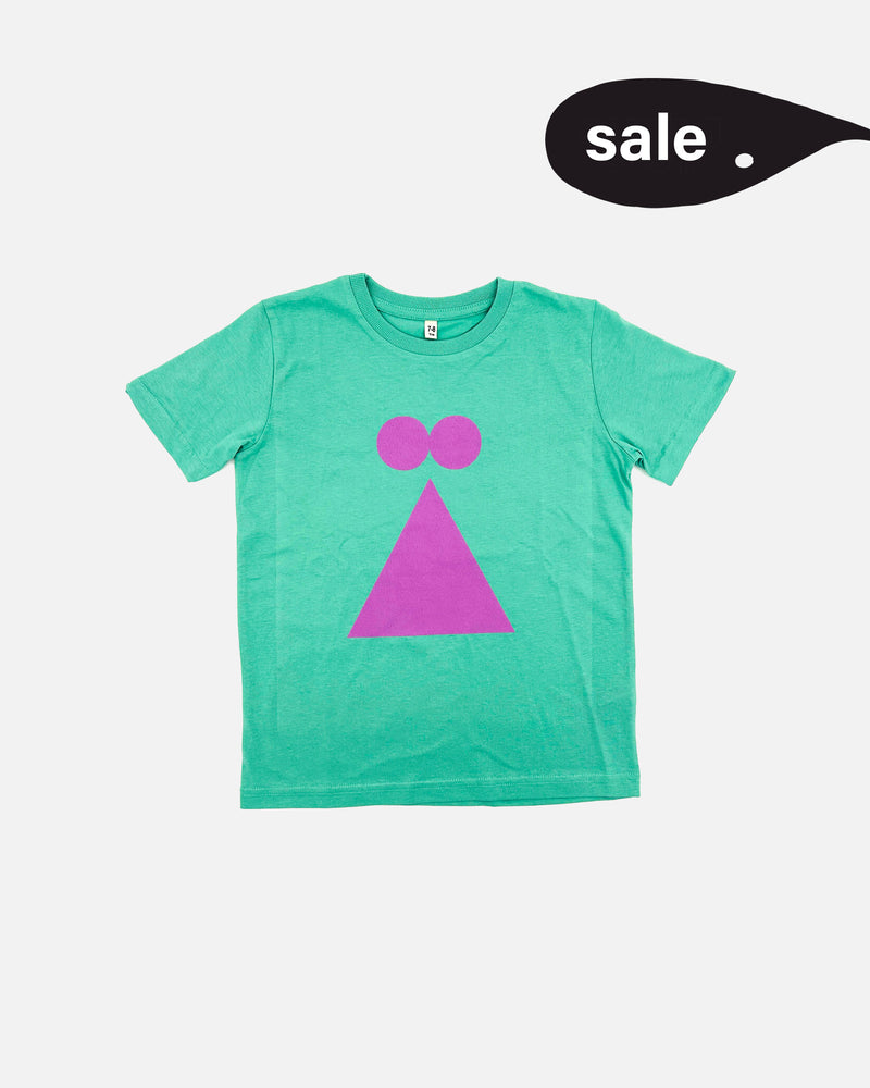 Kids Irregular T-shirt in Mint