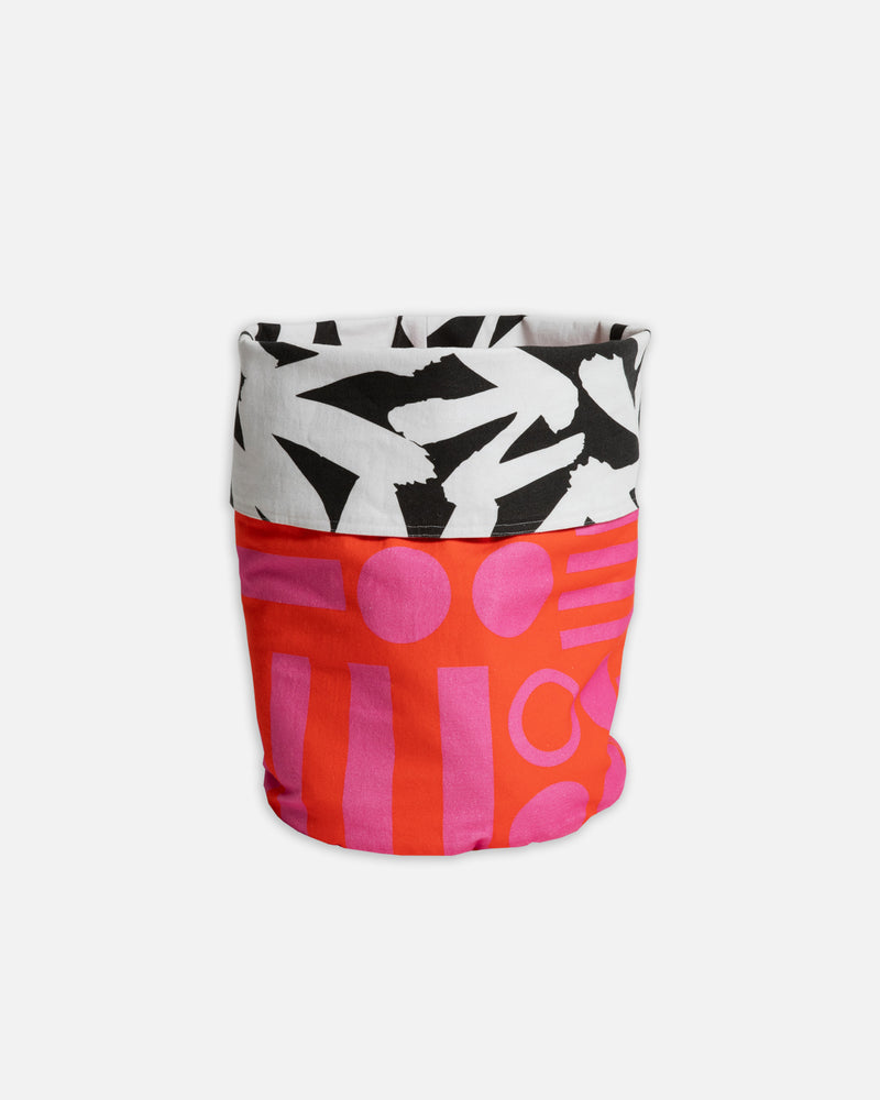Large Storage Bag in Hot Pink / Mono
