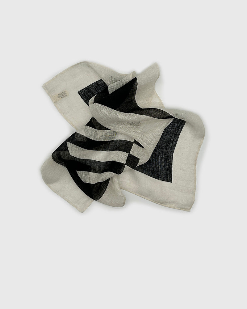Linen Napkerchief in Licorice
