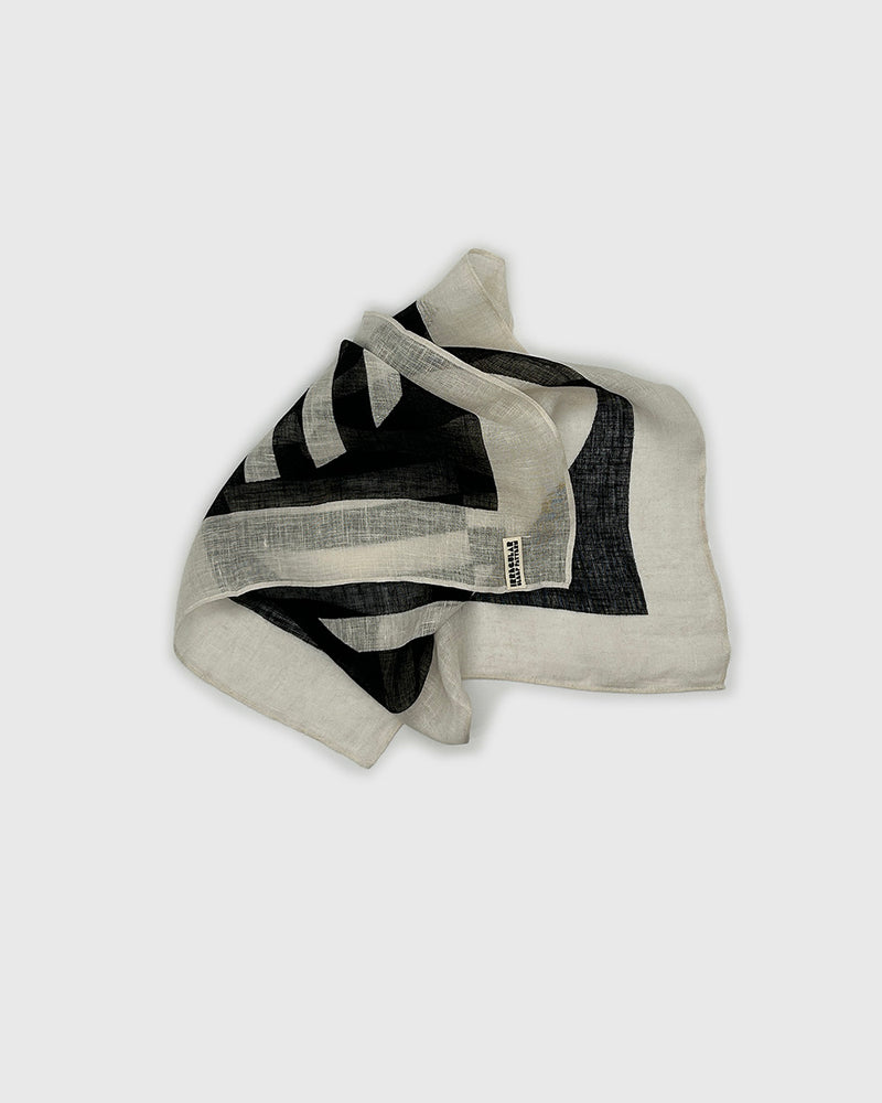 Linen Napkerchief in Licorice