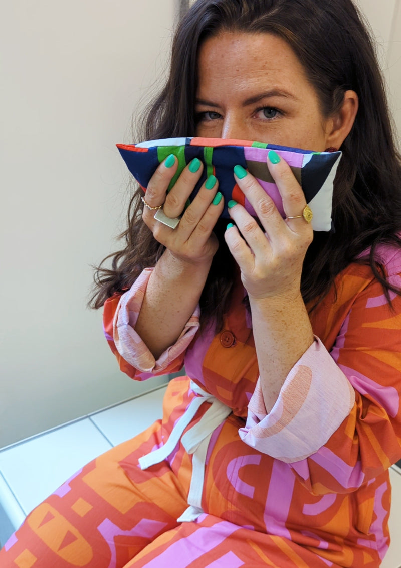 Patchwork meditation eye pillow