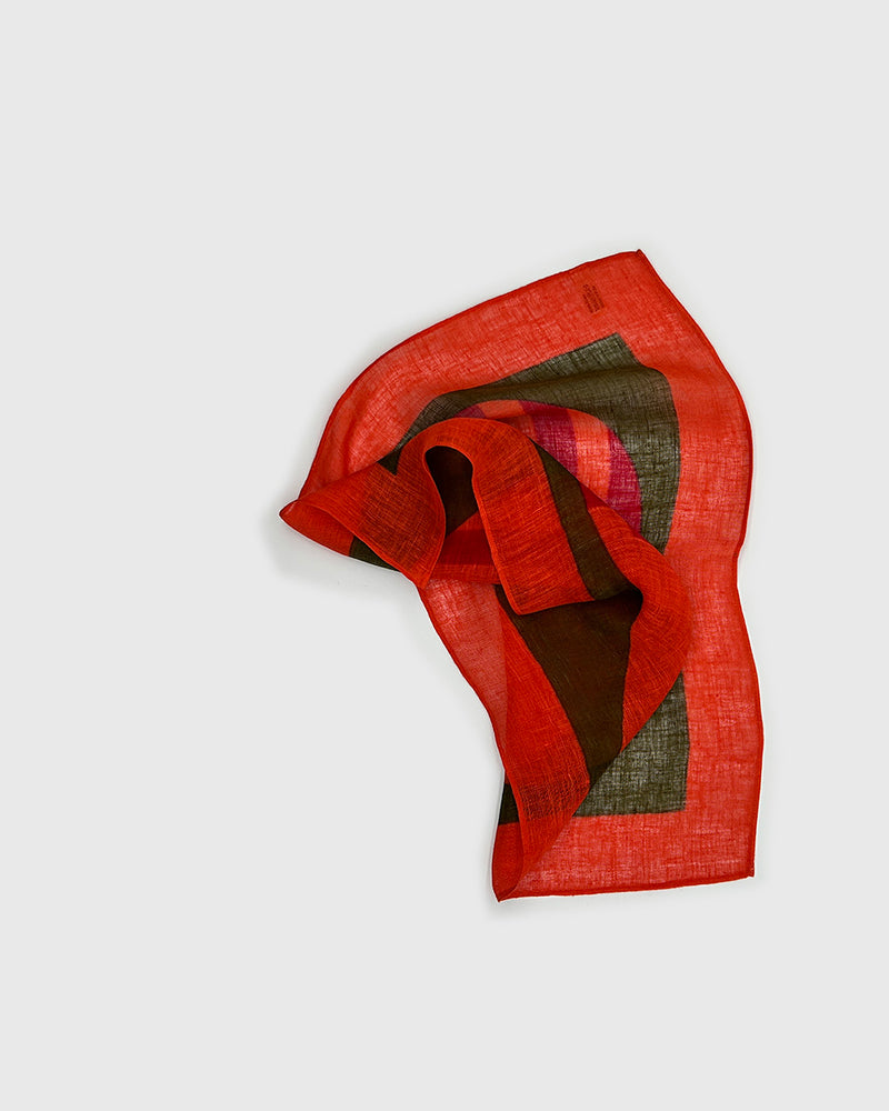 Linen Napkerchief in Marmalade