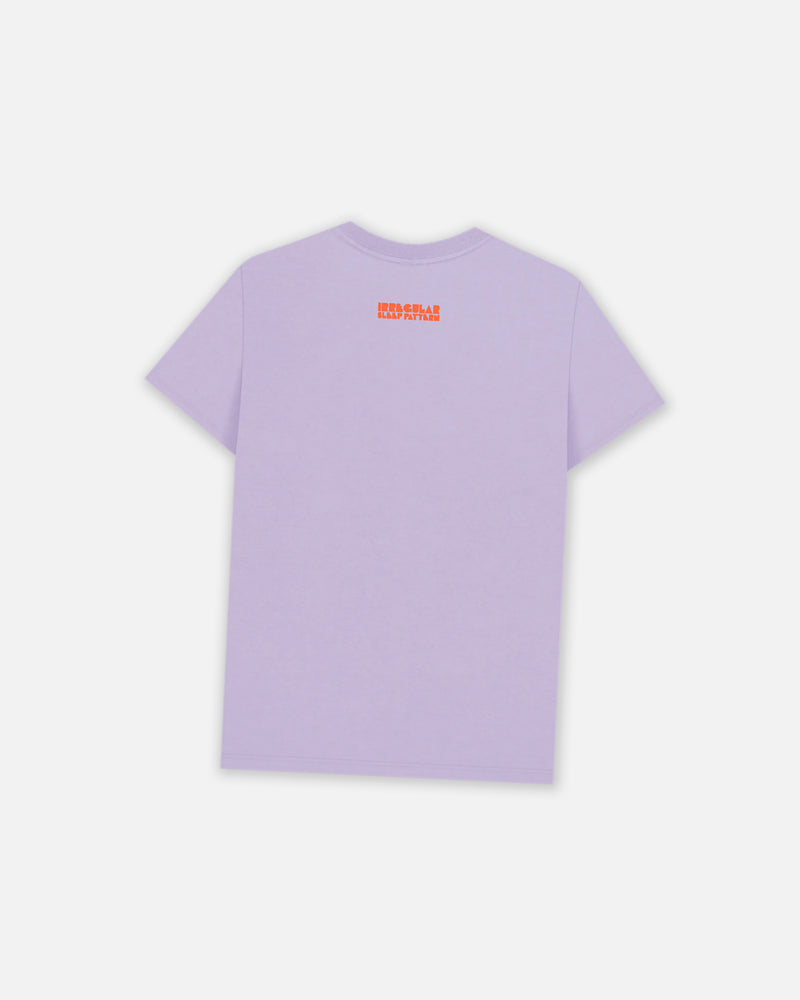 Regular-fit Irregular T-shirt in Lilac