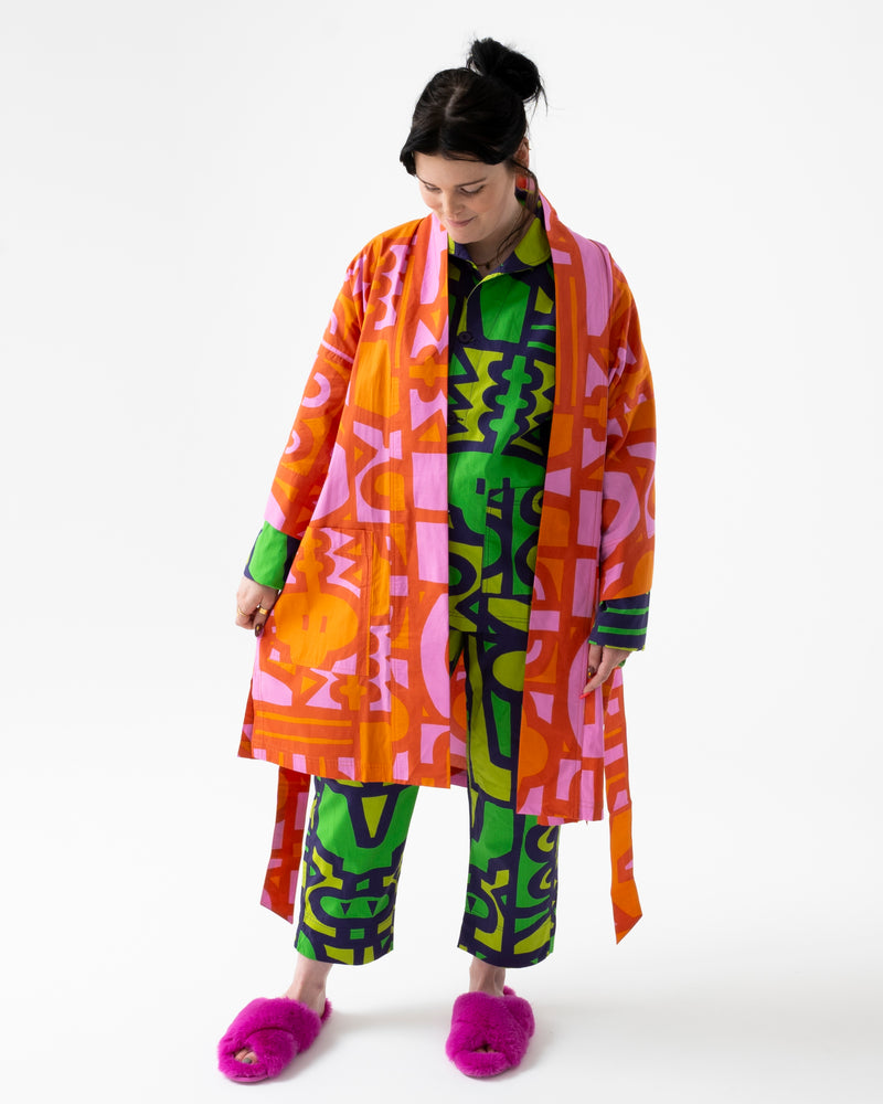 eco organic ethical robe sleepwear vibrant 