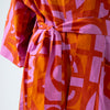 robe for dopamine dressing pink and orange robe 