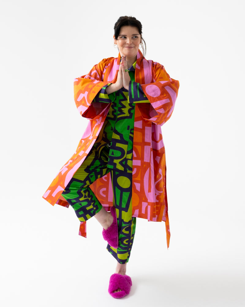 funky jazzy cool fun robe kimono unusual 