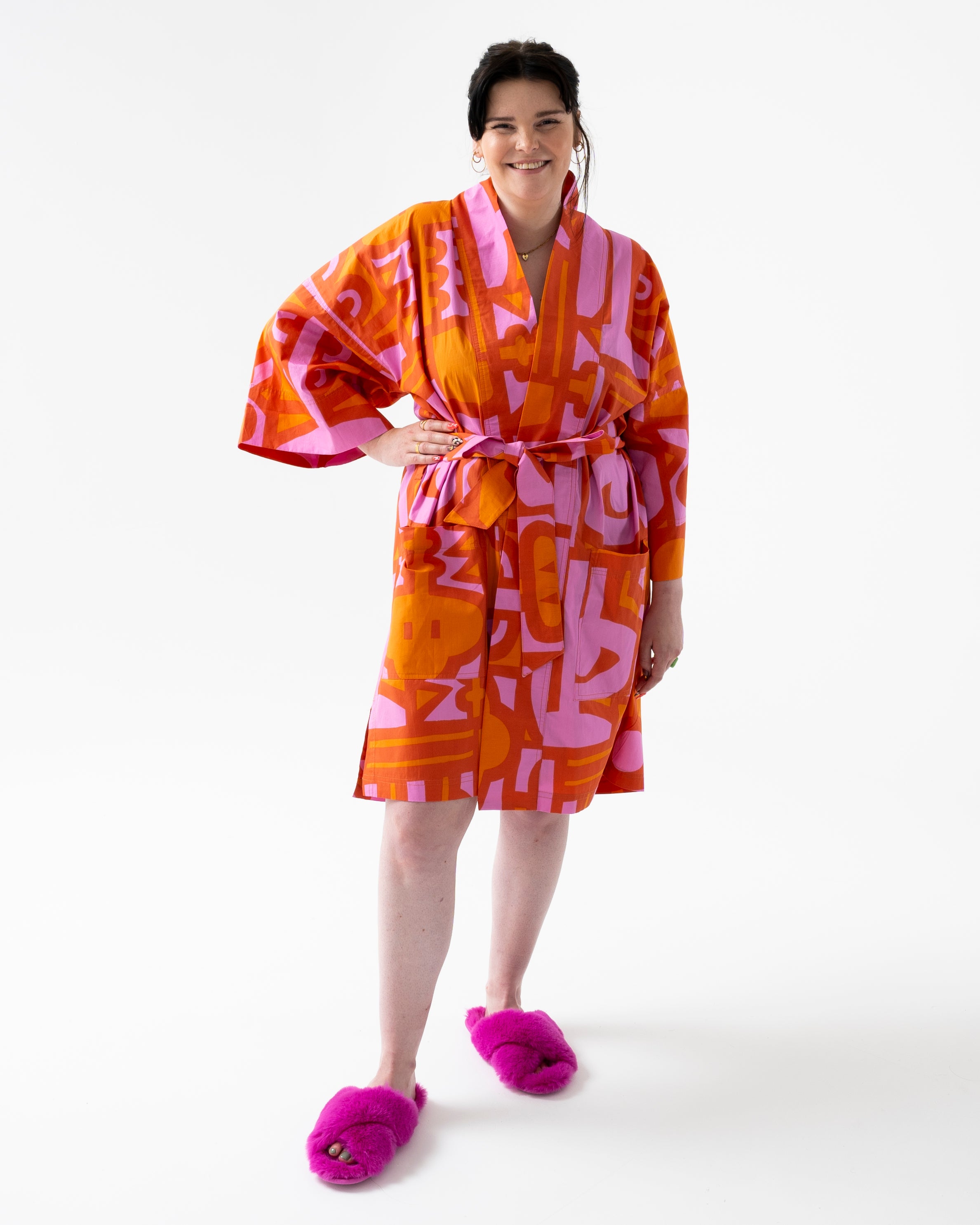 Chameleon Robe in Cayenne