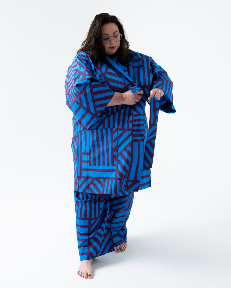 Sidewinder Robe in Blueberry